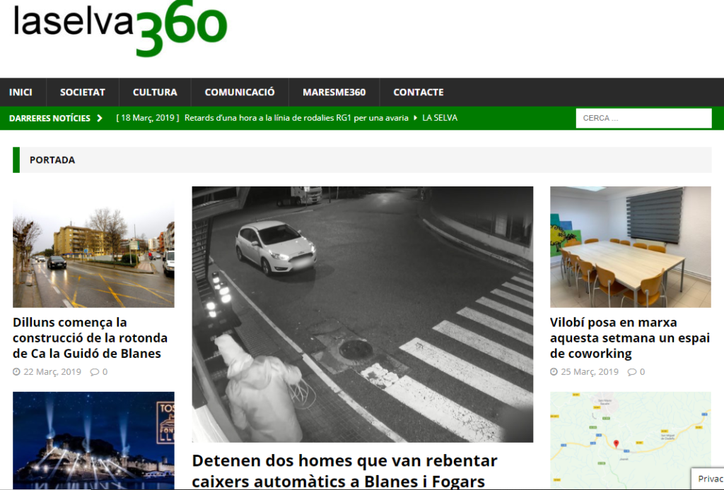 Portal de notícies laselva360.cat